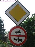 Interdit aux charrettes
